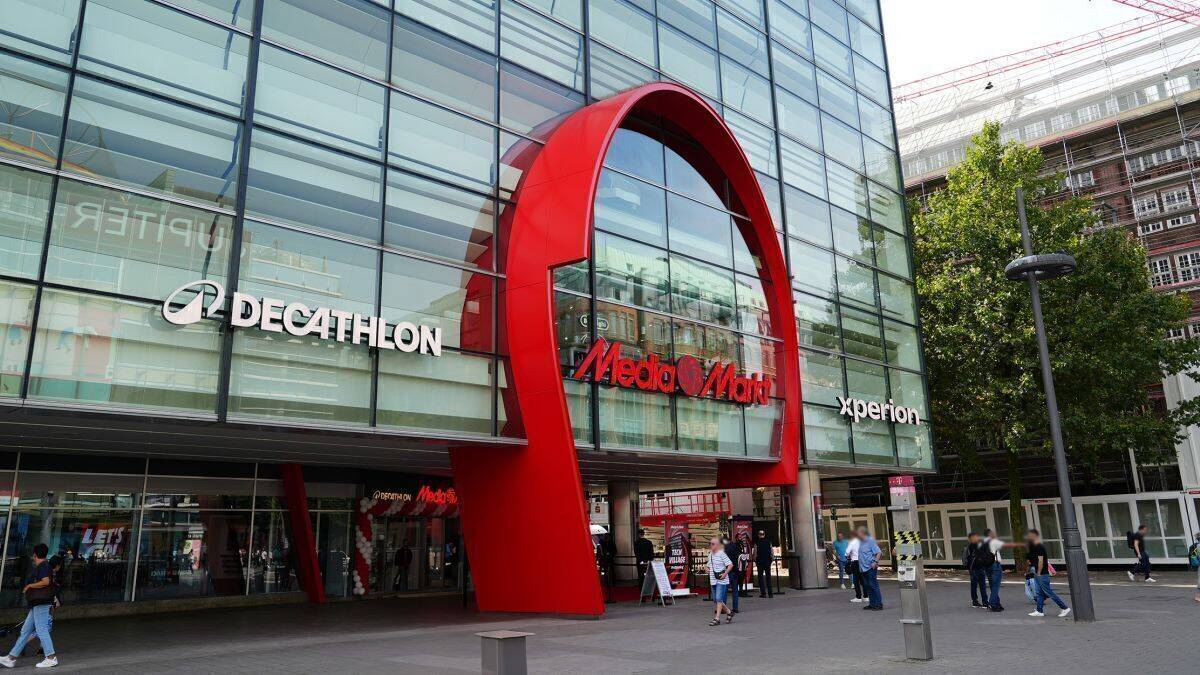 Der neue Flagshipstore von Mediamarkt-Saturn in Hamburg.