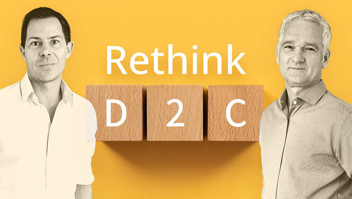 Ralph Hübner (li.) und Stefan Hövel (re.) schreiben für W&V abwechselnd die Kolumne "Rethink D2C". 