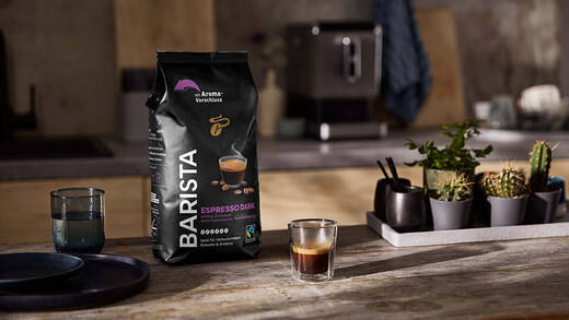 Immer etwas Neues: Barista Espresso Dark von Tchibo