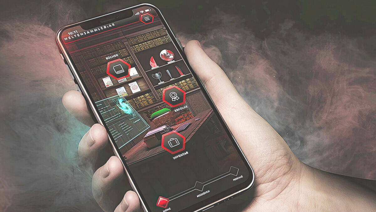 Die "Weltensammler"-App funktioniert wie ein Exit-Game.