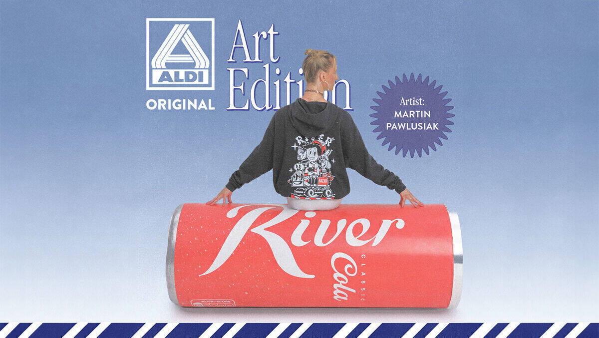 Die neue Mode-Kollektion soll eine Hommage an die Aldi-Eigenmarken sein - veredelt von jungen Künstlern. Zielgruppe: die Gen Z.