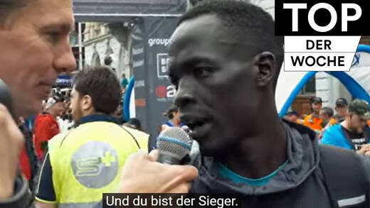Kein Läufer wie andere: Lobalu. 