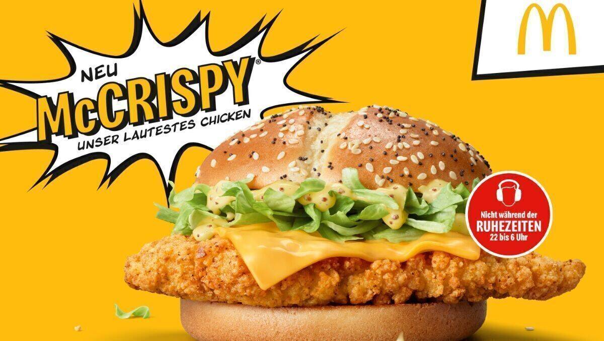 Nur bis 22 Uhr erhältlich: Der McCrispy