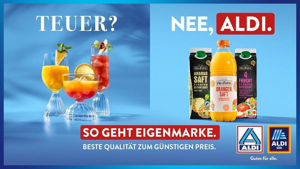 Plakatmotive der neuen Aldi-Kampagne