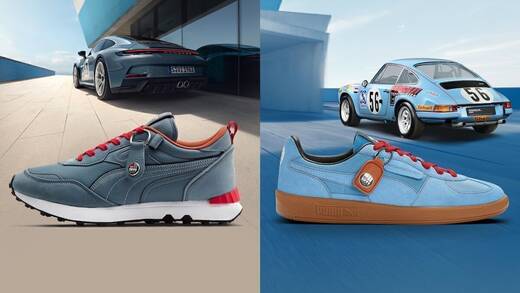 Links der Heritage-Sneaker, recht das Retro-Modell.