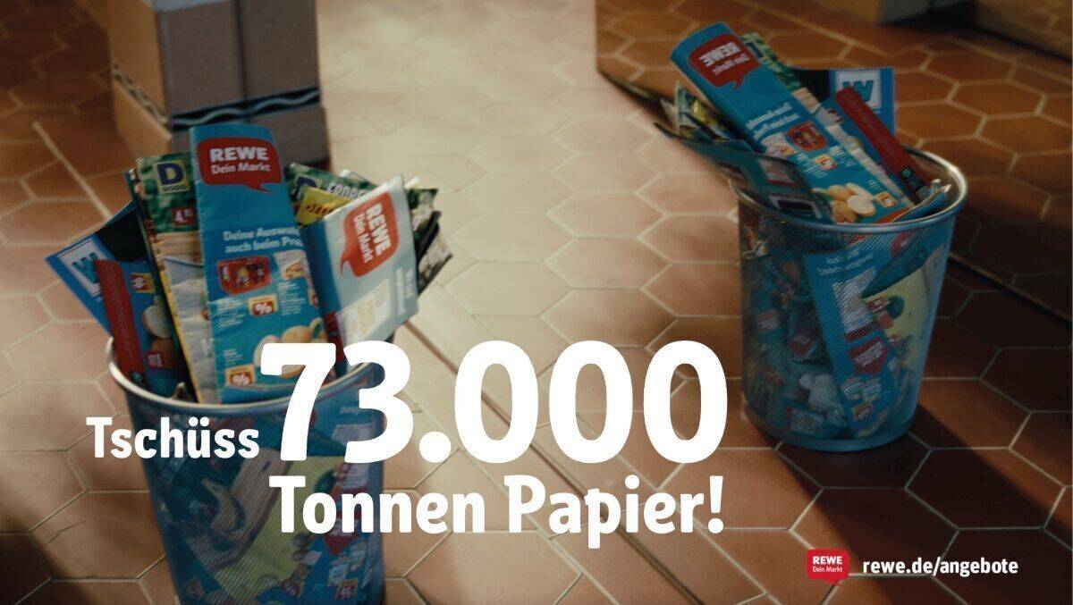 Rewe startet Kampagne zum Prospekt-Ausstieg.