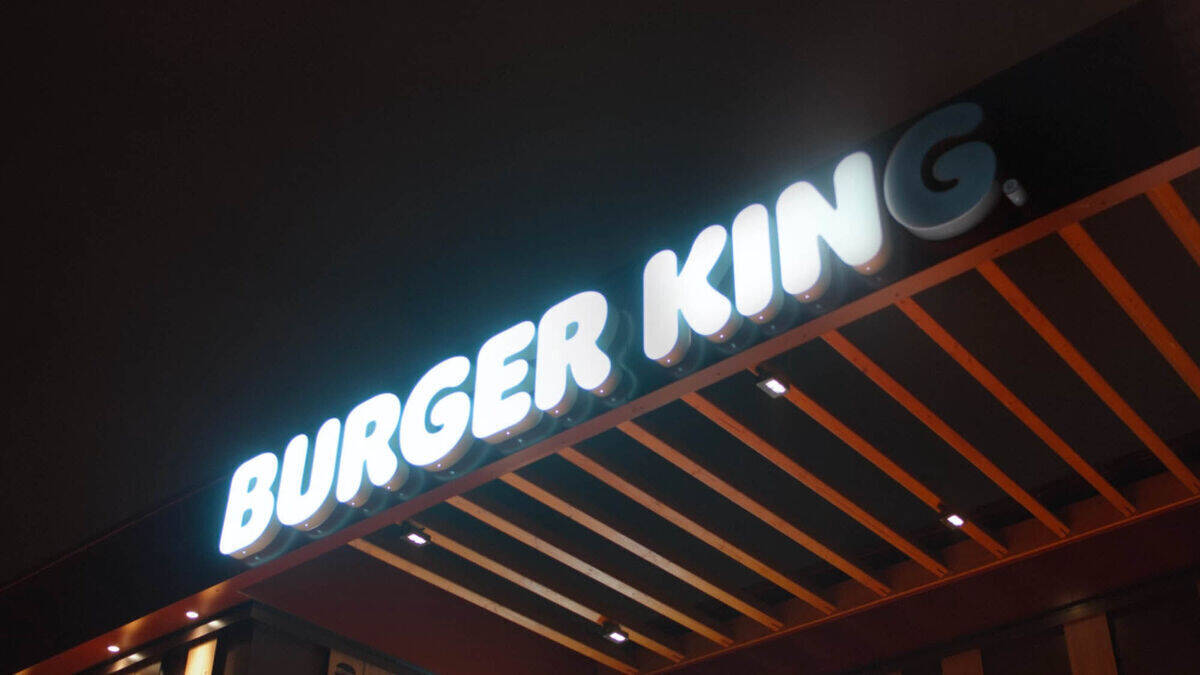 Das zweit "G" blieb bei Burger King in Frankreich dunkel.