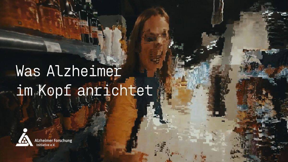 Was Alzheimer im Kopf anrichtet zeigt die neue Kampagne der AFI.