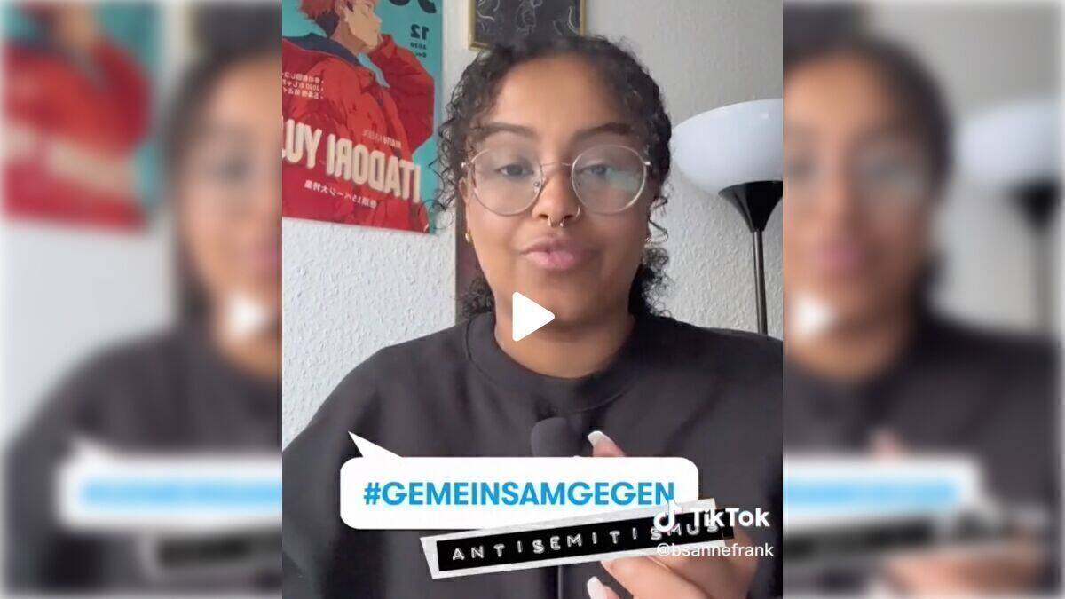 Bei #GemeinsamgegenAntisemitismus klären Influencer über Judenfeindlichkeit auf.