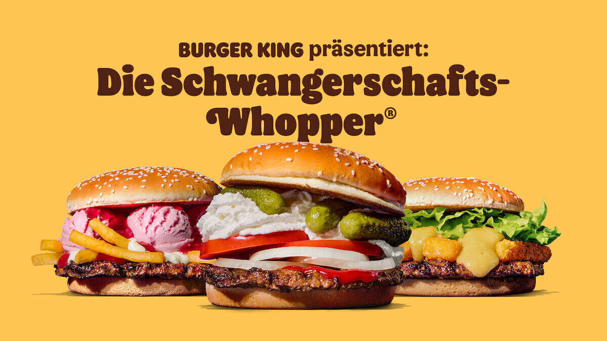 Die Whopper wird es exklusiv am Muttertag in Berlin zu probieren geben.