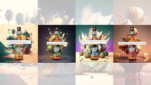 100 Prozent AI-generiert in Text und Bild, so stellt Butter die Idee vor.