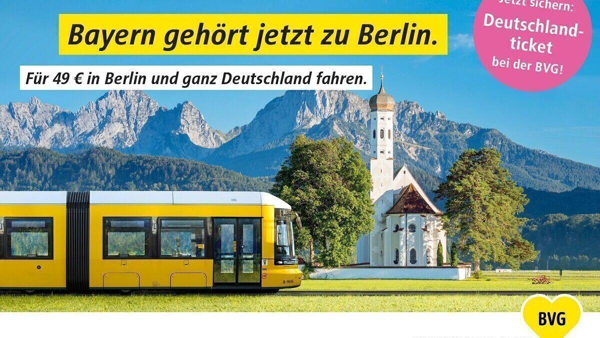 Die Deutschlandticket-Kampagne der BVG