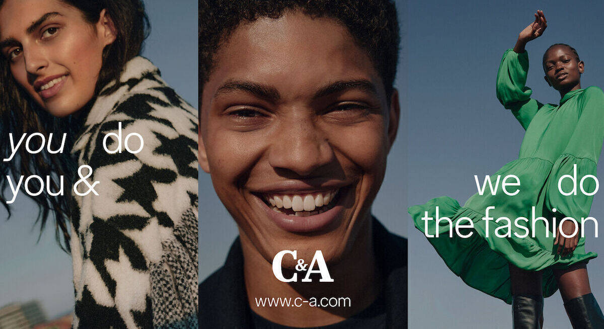Die neue Markenkampagne soll die Modernisierungsstrategie von C&A unterstreichen, eine verbraucherorientierte, europäische Modemarke zu werden.