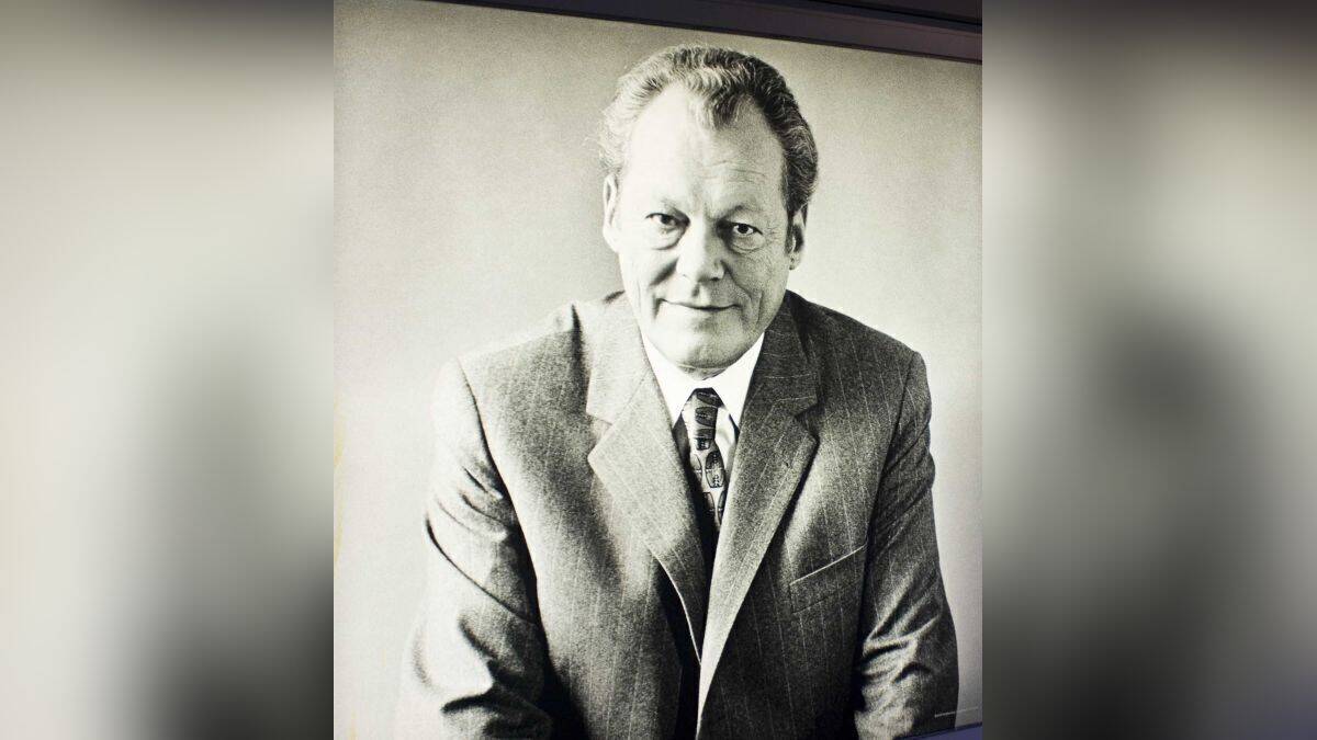 Ikone der Zeitgeschichte und auch oft beim "Stern" abgebildet: SPD-Chef und Bundeskanzler Willy Brandt.