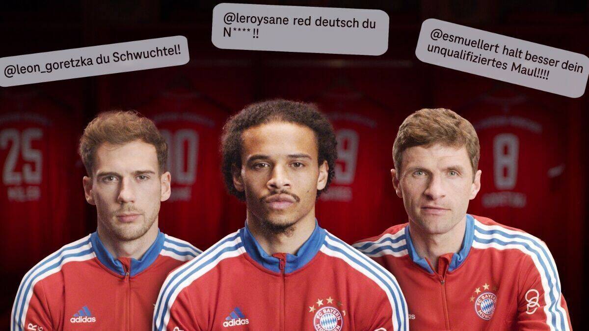 Drei Bayernstars wehren sich gegen Hasskommentare im Netz.