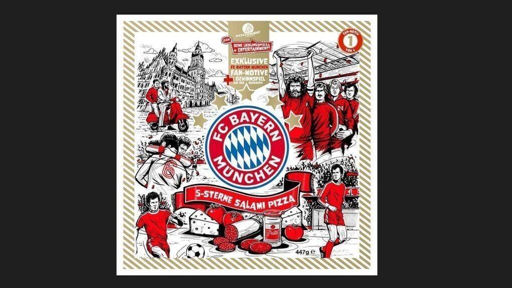 Pizza mit Kick: Die FC Bayern München Pizza ist da.
