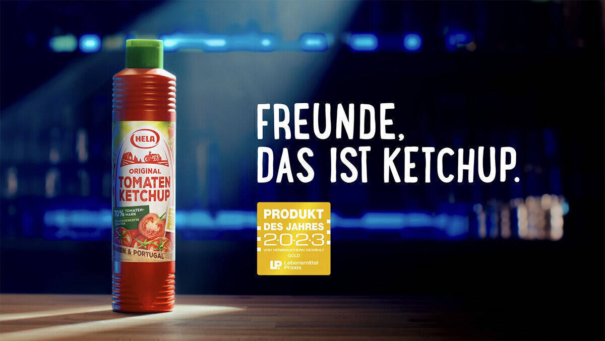 Frisch gezapftes Ketchup gefällig? Der Soßenhersteller Hela denkt für die Bewerbung seiner Produkte um die Ecke.