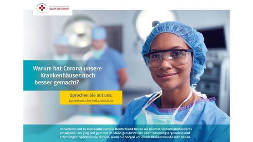 Die Angst vor der Ansteckung mit Corona in Krankenhäusern ist unbegründet. 