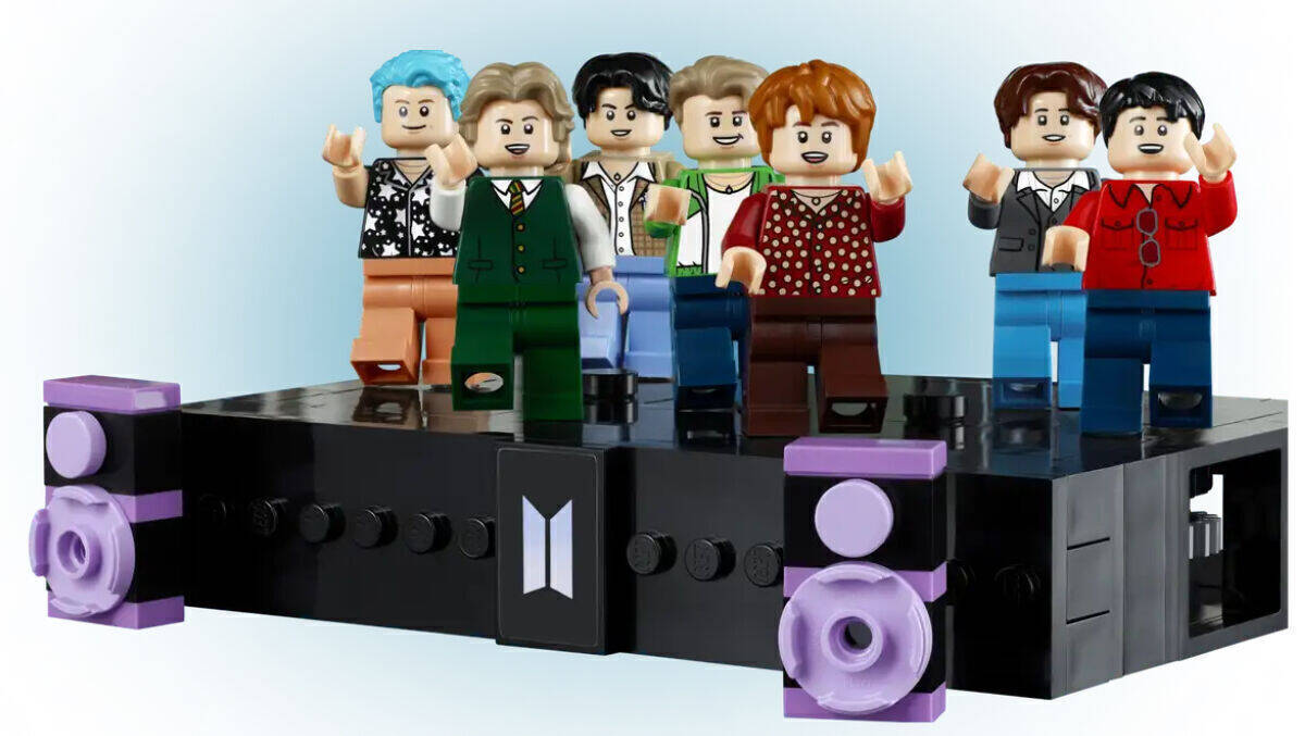 Bühne frei für die Lego-Figuren von BTS.