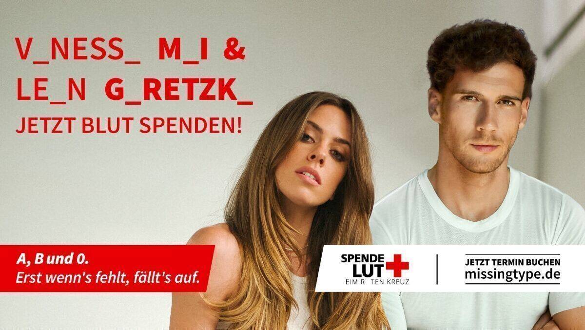 Leon Goretzka und Vanessa Mai sind die Gesichter von #missingtype