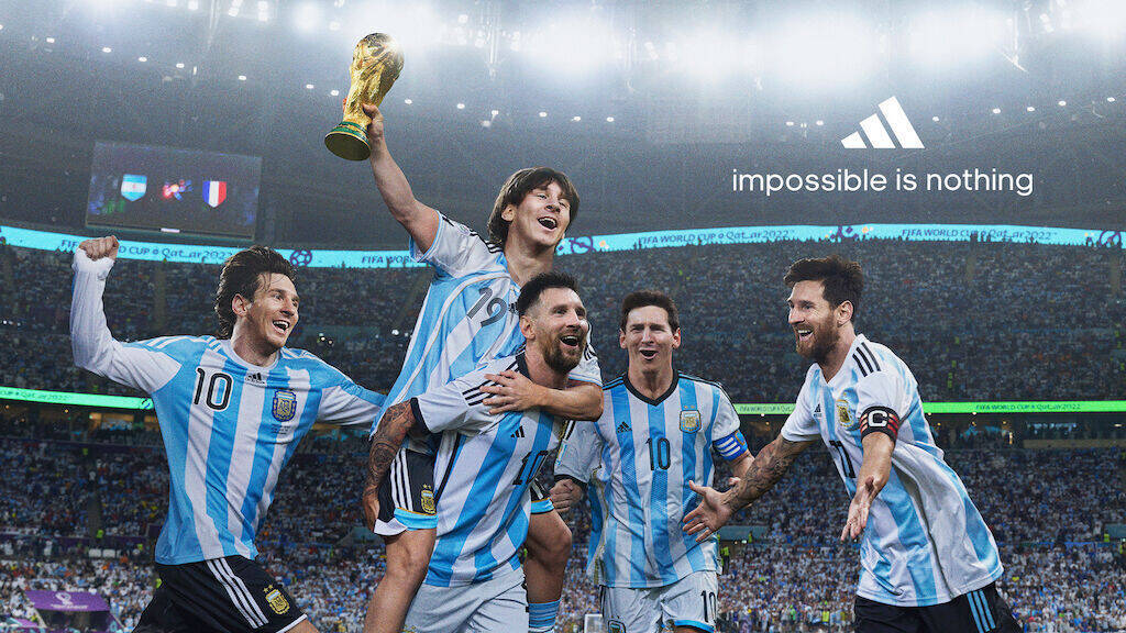 Adidas feiert WM-Titel: Fünffacher Messi übertrumpft sich selbst