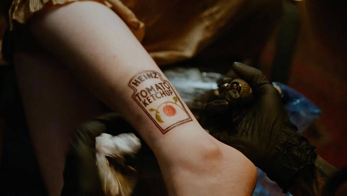 Es muss Liebe sein: Heinz-Ketchup gibt’s auch als Tattoo.