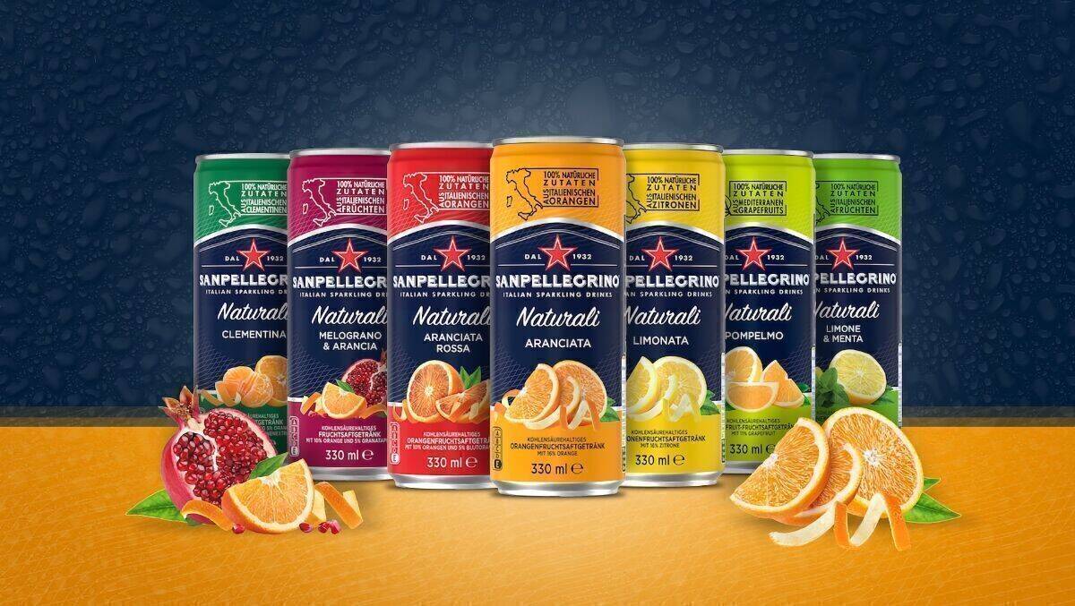 Das ist die Naturali-Range von San Pellegrino