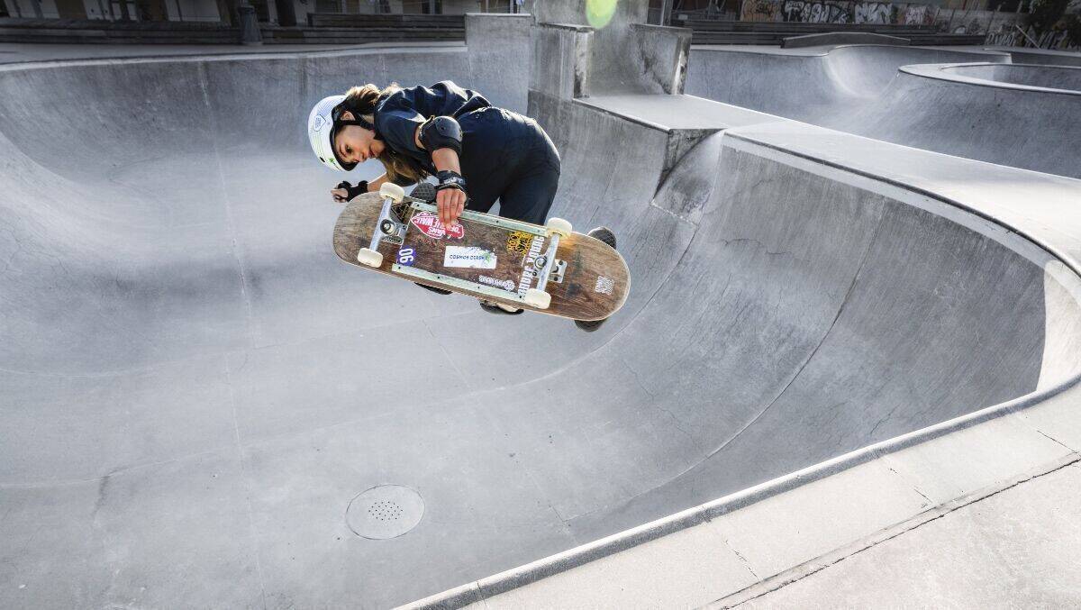 Mit Lilly Stoephasius in die Halfpipe.