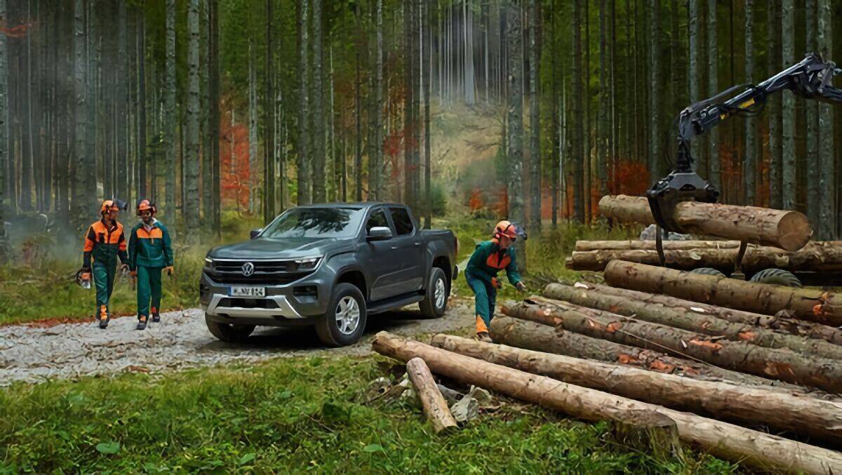 Im Gelände: Hier fühlt sich der Amarok wohl.