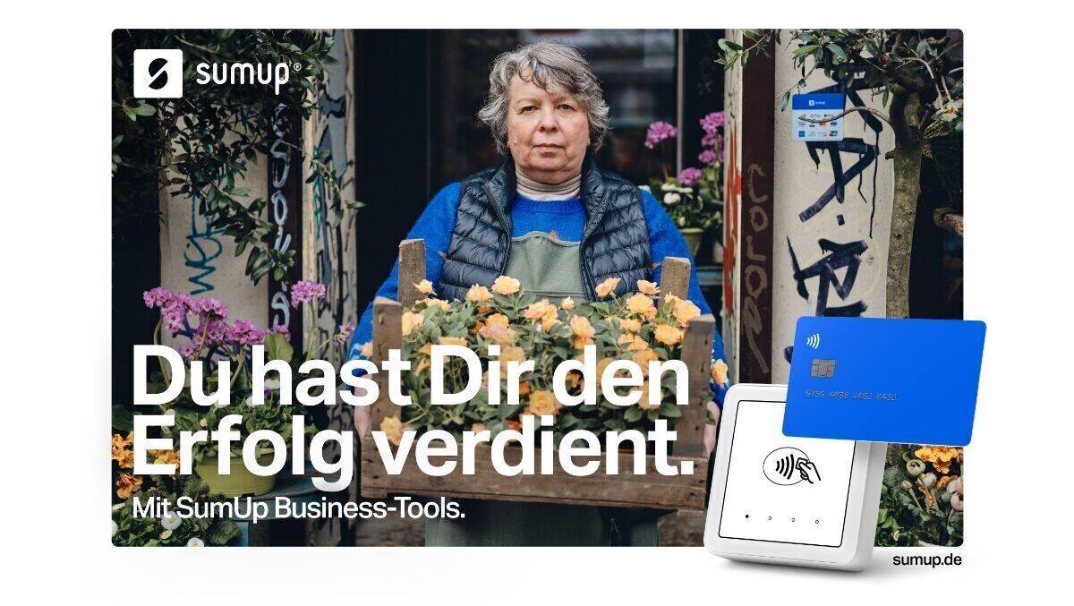 Mit SumUp ist das Leben in der Selbstständigkeit ein bisschen einfacher.