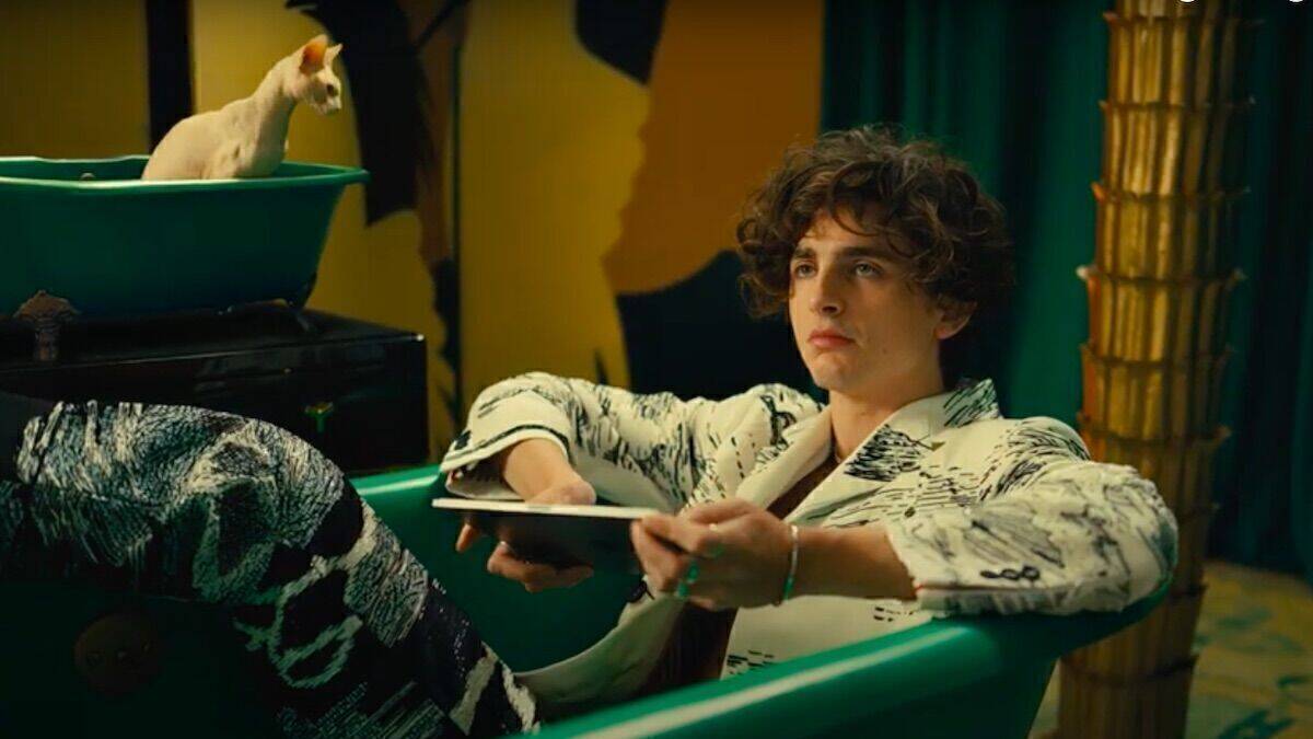 Timothée Chalamet wäre gerne in einer Produktion von Apple TV zu sehen - jetzt ist er immerhin Gesicht der aktuellen Kampagne. 