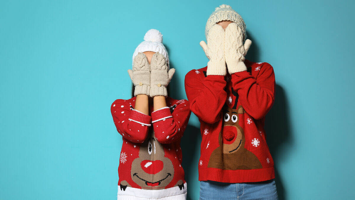 Auch auf Social Media sind die "Ugly Christmas Sweater" ein beliebter Trend.