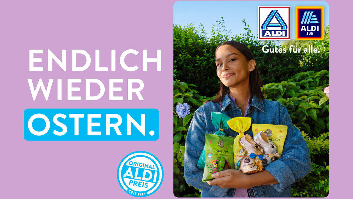 Aldi geht mit Kampagne in den Ostermonat März.