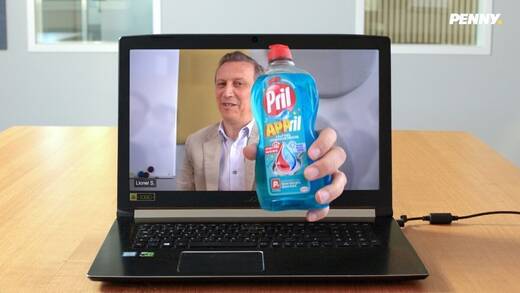 Der Rewe-CEO Lionel Souque im Einsatz für Penny.