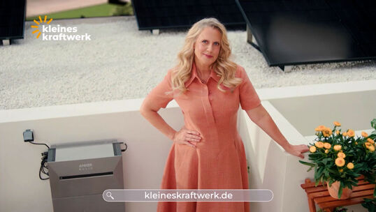 Bild: Barbara Schöneberger wird Testimonial und Kleines Kraftwerk zur Marke