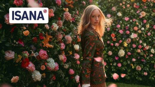 Blumen, Meer, Pferde... Die Isana-Kampagne spielt mit gängigen Werbeklischees der Beautyindustrie.