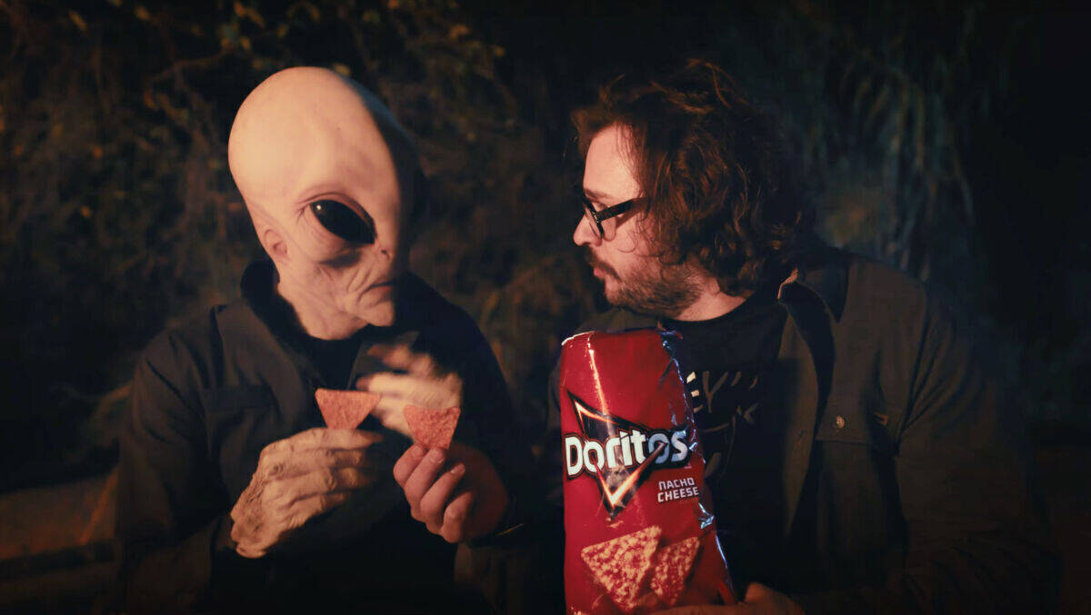 Auch Außerirdische lieben Doritos.