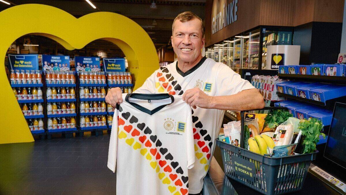 Auch Lothar Matthäus ist Teil der WM-Kampagne von Edeka.