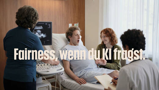 Absurd echt dank KI: die männliche Geburt. 