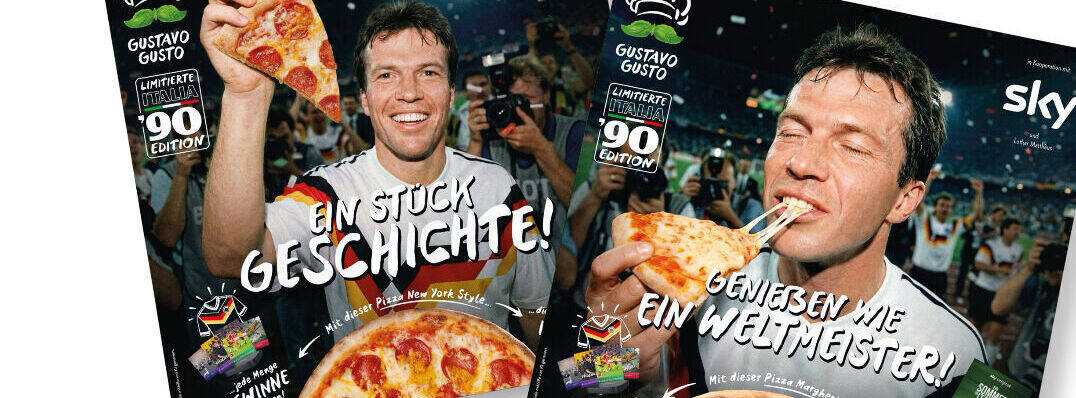 Gustavo Gusto erinnert mit Sky und Lothar Matthäus an die WM 1990 in Italien.