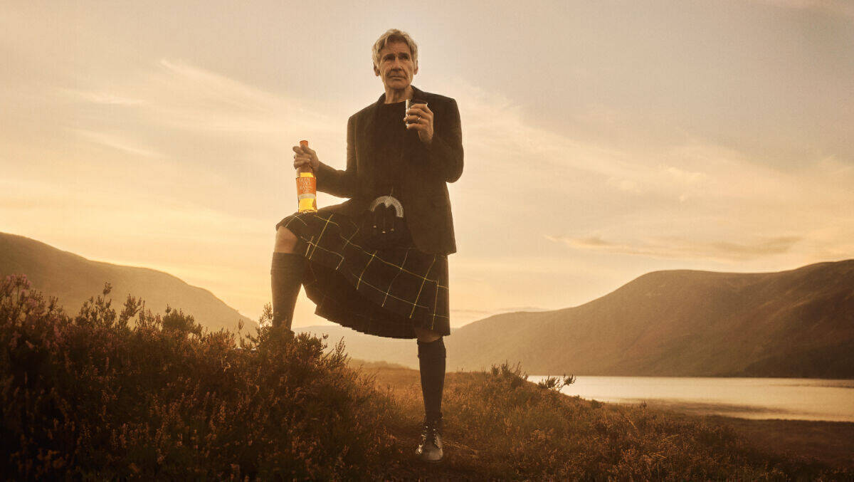 Harrison Ford im Kilt: Glenmorangie machst möglich.