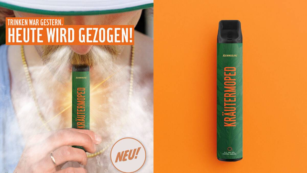 Kurzer zum Ziehen: Kuemmerling erfindet Vape mit Alkohol