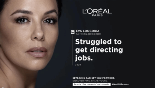 Bild: L'Oréal Paris definiert mit geballter Hollywood-Power Misserfolge um