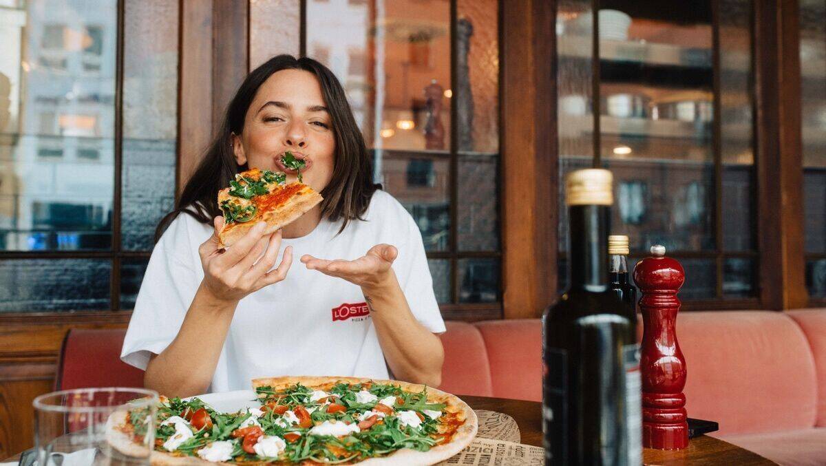 Vanessa Mai wirbt für L'Osteria.