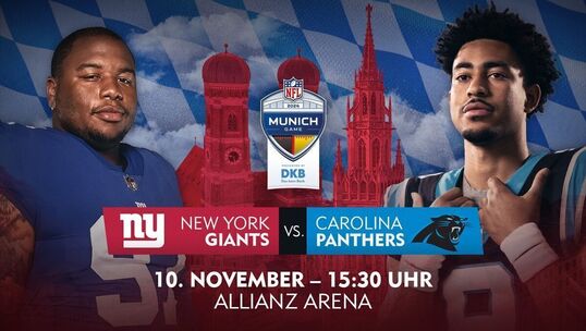 Bild: NFL 2024: Carolina Panthers treffen in München auf New York Giants