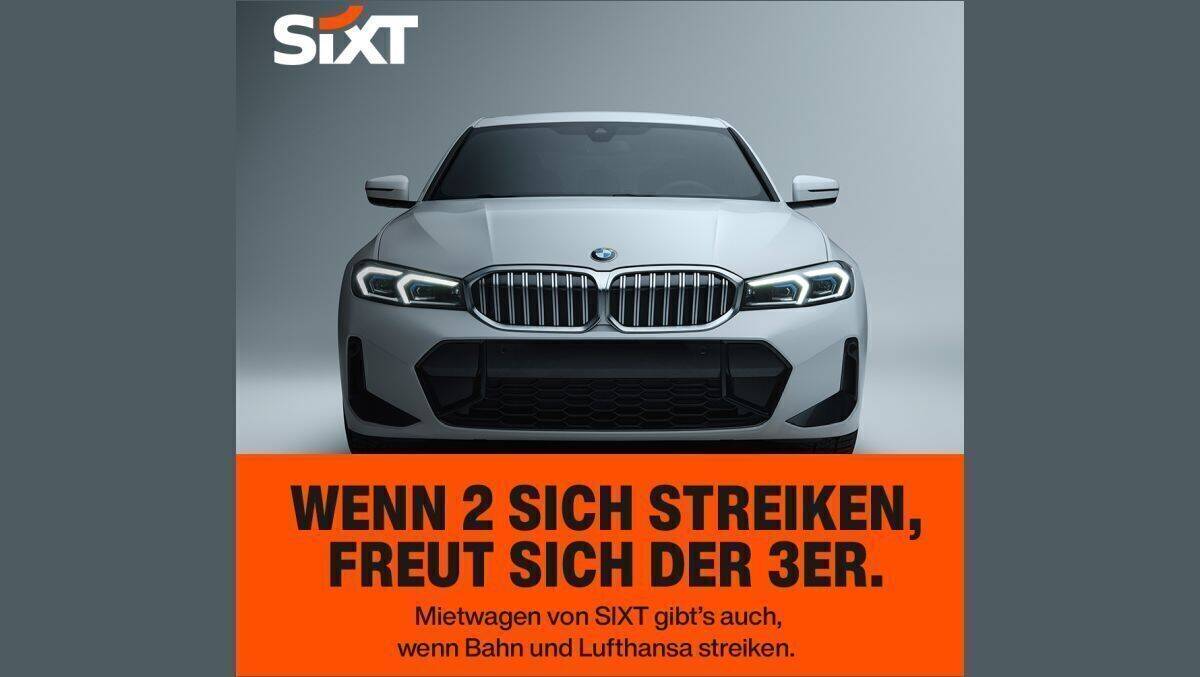 Sixt greift wieder mal ein aktuelles Thema auf.