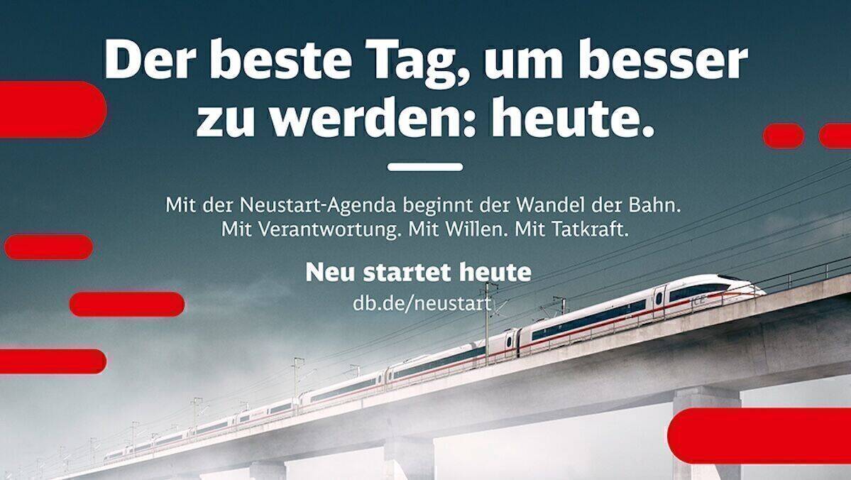 Mit der neuen Kampagne will die Deutsche Bahn von ihrer Transformation überzeugen.