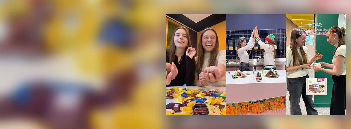 Tamara Popp und Charlotte Berkel spielten in ihren eigenen Videos mit. 