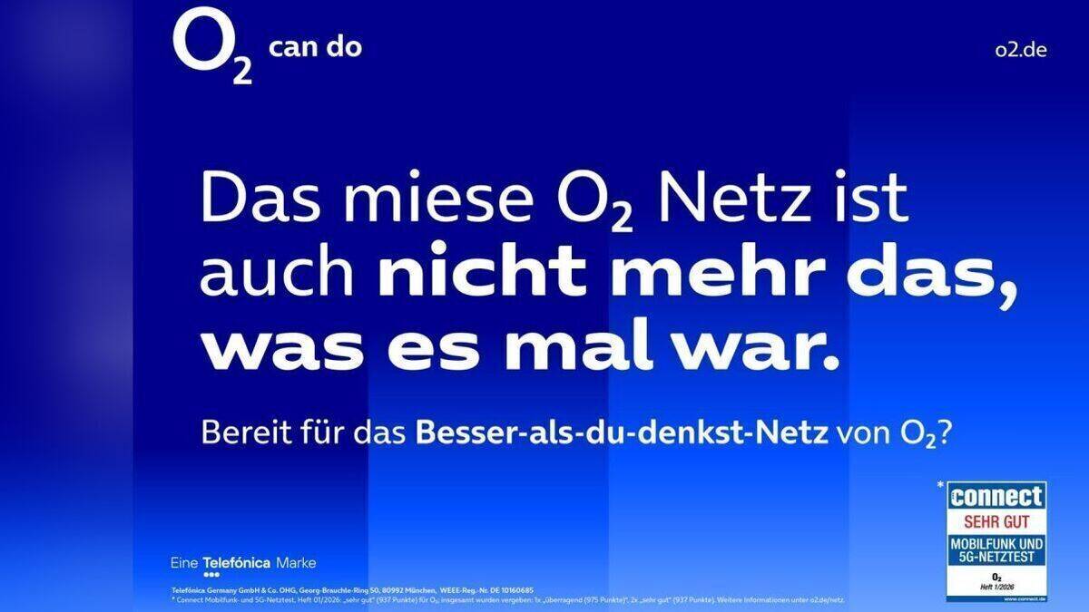 O2 hat Sinn für Humor.