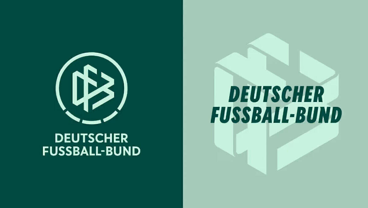 Das neue Logo des DFB setzt auf die Farbe grün in verschiedenen Tönen.